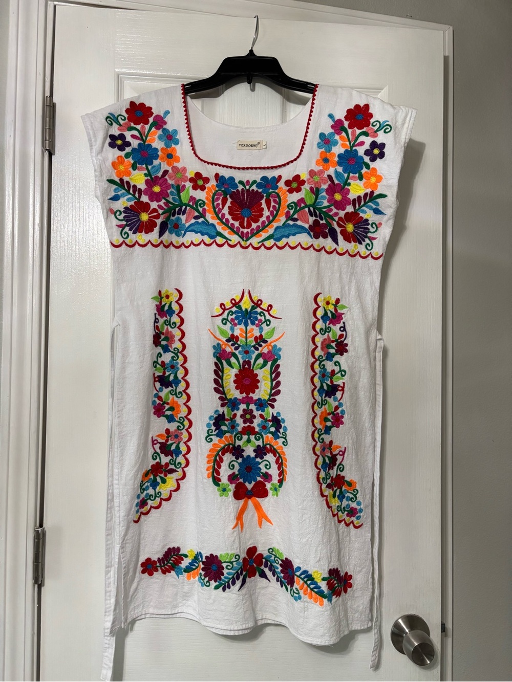 YZXDORWJ Mexican embroidered dress - Picture 2 of 8